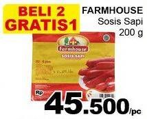 Promo Harga FARMHOUSE Sosis Sapi 200 gr - Giant