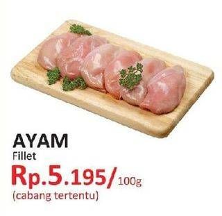 Promo Harga Ayam Fillet per 100 gr - Yogya