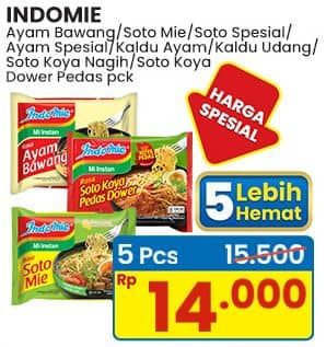 Promo Harga Indomie Mi Kuah Ayam Bawang, Soto Mie, Soto Spesial, Ayam Spesial, Kaldu Ayam, Soto Koya Nagih, Soto Koya Dower Pedas 65 gr - Indomaret