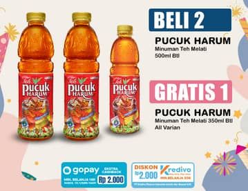 Promo Harga Teh Pucuk Harum Minuman Teh 500 ml - Indomaret