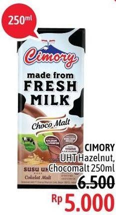 Promo Harga CIMORY Fresh Milk Chocolate, Hazelnut 250 ml - Alfamidi