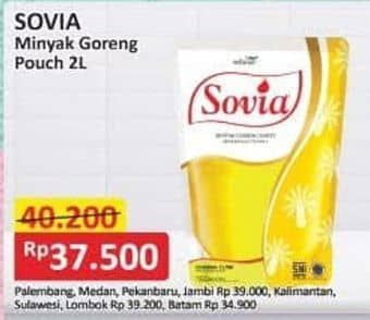 Promo Harga Sovia Minyak Goreng 2000 ml - Alfamart