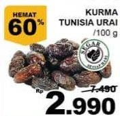 Promo Harga Kurma Tunisia Urai per 100 gr - Giant