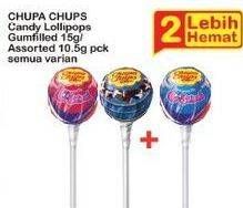 Promo Harga Chupa Chups Lollipop Candy Gumfilled, Assorted 10 gr - Indomaret