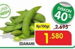 Promo Harga Edamame per 100 gr - Superindo