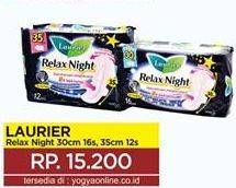 Promo Harga LAURIER Relax Night 30cm 16s / 35cm 12s  - Indomaret