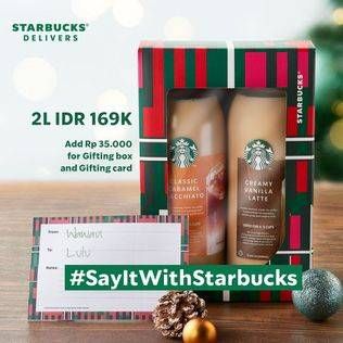 Promo Harga 2L IDR 169K  - Starbucks