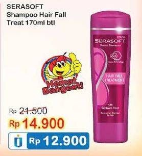 Promo Harga SERASOFT Shampoo Hair Fall Treatment 170 ml - Indomaret