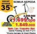 Promo Harga GENIO Folding Bike 20"  - Giant