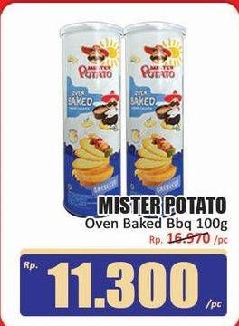 Promo Harga Mister Potato Snack Crisps BBQ 100 gr - Hari Hari