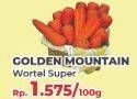 Promo Harga Golden Mountain Wortel Berastagi Super per 100 gr - Yogya