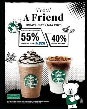 Promo Harga Treat A Friend  - Starbucks