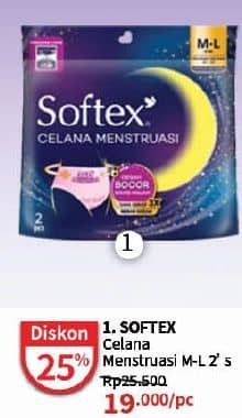 Promo Harga Softex Celana Menstruasi All Size 2 pcs - Guardian