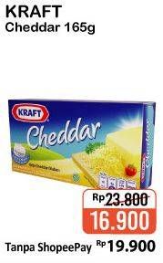 Promo Harga KRAFT Cheese Cheddar 165 gr - Alfamart