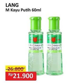 Promo Harga Cap Lang Minyak Kayu Putih 60 ml - Alfamart