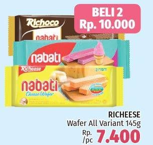 Promo Harga NABATI Wafer Cheese per 2 bungkus 145 gr - LotteMart