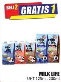 Promo Harga MILK LIFE Fresh Milk 125 ml - Hari Hari