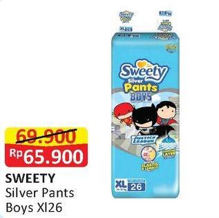 Promo Harga Sweety Silver Pants Boys XL26  - Alfamart