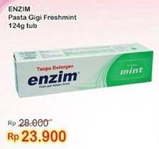 Promo Harga ENZIM Pasta Gigi Mint 124 gr - Indomaret
