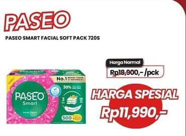 Promo Harga Paseo Facial Tissue Smart 720 sheet - Carrefour