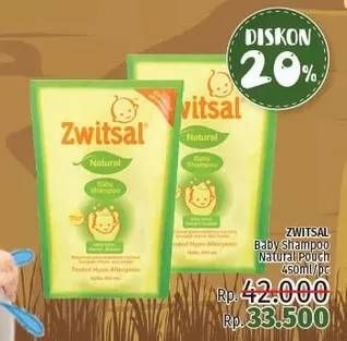 Promo Harga ZWITSAL Natural Baby Shampoo 450 ml - LotteMart