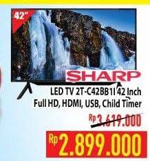 Promo Harga SHARP 2T-C42BB1i | Android TV 42"  - Hypermart