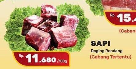 Promo Harga Daging Rendang Sapi per 100 gr - Yogya