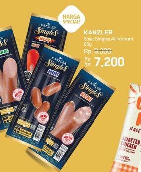 Promo Harga Kanzler Sosis Single All Variants 65 gr - LotteMart