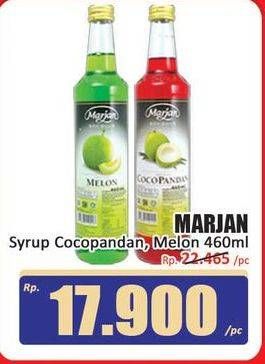 Promo Harga Marjan Syrup Boudoin Cocopandan, Melon 460 ml - Hari Hari