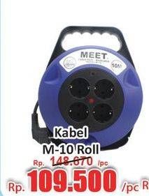 Promo Harga Meet Kabel Roll M10  - Hari Hari