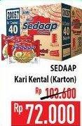 Promo Harga SEDAAP Mie Kuah Kari Spesial per 40 pcs - Hypermart