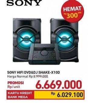 Promo Harga SONY Shake X10D   - Carrefour