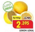 Promo Harga Jeruk Lemon Lokal  - Superindo