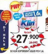 Promo Harga So Klin Liquid Detergent All Variants 1600 ml - Superindo