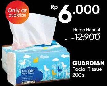 Promo Harga GUARDIAN Facial Tissue 200 pcs - Guardian