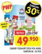 Promo Harga Cimory Yogurt Stick All Variants 40 gr - Superindo