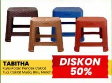 Promo Harga Tabitha Bangku Rotan  - Yogya