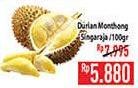 Promo Harga Durian Monthong Singaraja Bali per 100 gr - Hypermart