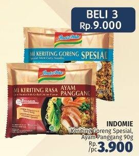 Promo Harga INDOMIE Mi Keriting Spesial, Ayam Panggang 90 gr - LotteMart