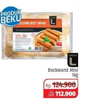 Promo Harga PRIME L Bockwurst Sausages Mini 1000 gr - Lotte Grosir