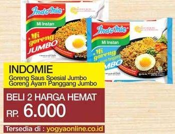 Promo Harga INDOMIE Mi Goreng Jumbo Ayam Panggang 127 gr - Yogya