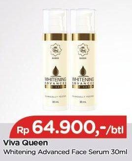 Promo Harga VIVA Queen Whitening Advanced Face Serum 30 ml - TIP TOP