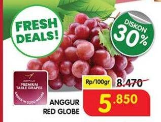 Promo Harga Anggur Red Globe  - Superindo