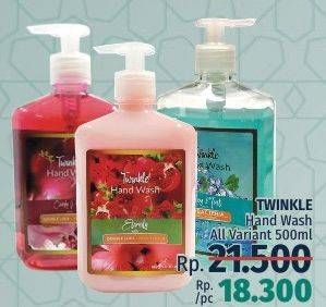 Promo Harga TWINKLE Hand Wash All Variants 500 ml - LotteMart