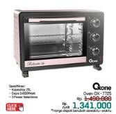 Promo Harga Oxone OX-7725 Eco Series Oven Sakura 25L 2 x 550 Watt 25000 ml - LotteMart