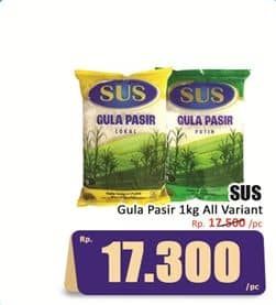 Promo Harga SUS Gula Pasir All Variants 1000 gr - Hari Hari