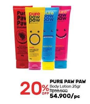 Promo Harga PURE PAW PAW Ointment 25 gr - Guardian