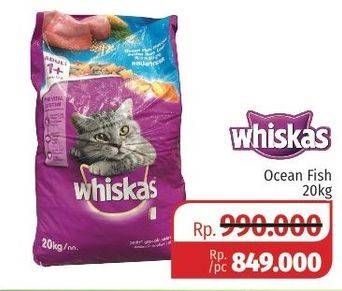Promo Harga WHISKAS Makanan Kucing Ocean Fish 20 kg - Lotte Grosir