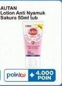 Promo Harga AUTAN Lotion Anti Nyamuk Sakura 50 ml - Indomaret