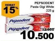 Promo Harga PEPSODENT Pasta Gigi Pencegah Gigi Berlubang White 225 gr - Giant